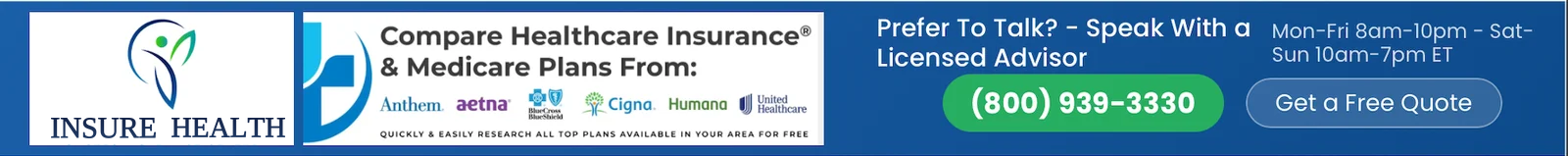 Compare Health - Compare Healthcare Insurance and Medicare Plans from Anthem, Aetna, Blue Cross Blue Shield, Cigna, Humana, United Healthcare. Prefer to talk? Speak with a licensed advisor, call (800) 939-3330.